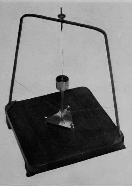 Akitsune Imamura's 1938 drawing of a possible interior, using an inverted pendulum