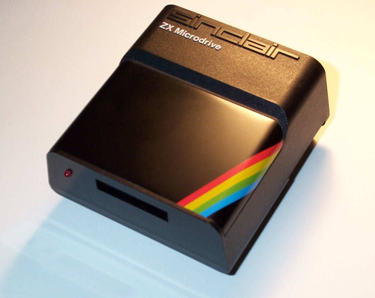 A Sinclair ZX Microdrive unit